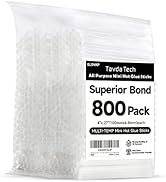 ELDVAP Mini Hot Glue Sticks,4" and 0.27'' Diameter for Most Mini Glue Guns, 800 Pack Multipurpose...