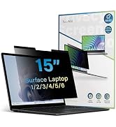 SenseAGE Magnetic Privacy Screen Protector for Surface Laptop 15 inch, Easy On/Off Privacy Filter...