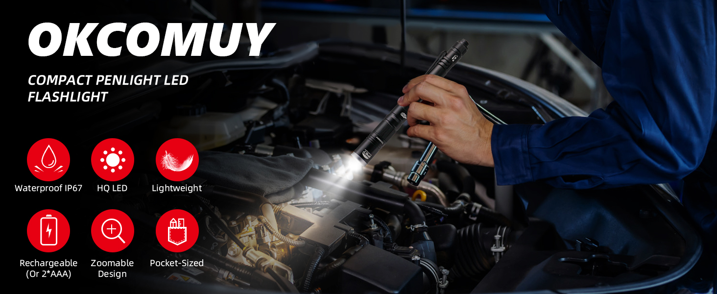 rechargeable pen light