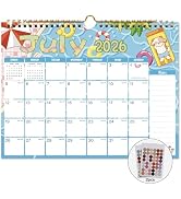 Lbylyhxc 2027 Calendar - Includes July 2026 to December 2027-18 Monthly Wall Calendar 2027, 11 x ...