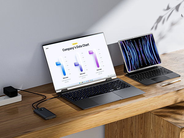 Dual-Bay M.2 SSD Enclosure Cloner for NVMe &amp; SATA