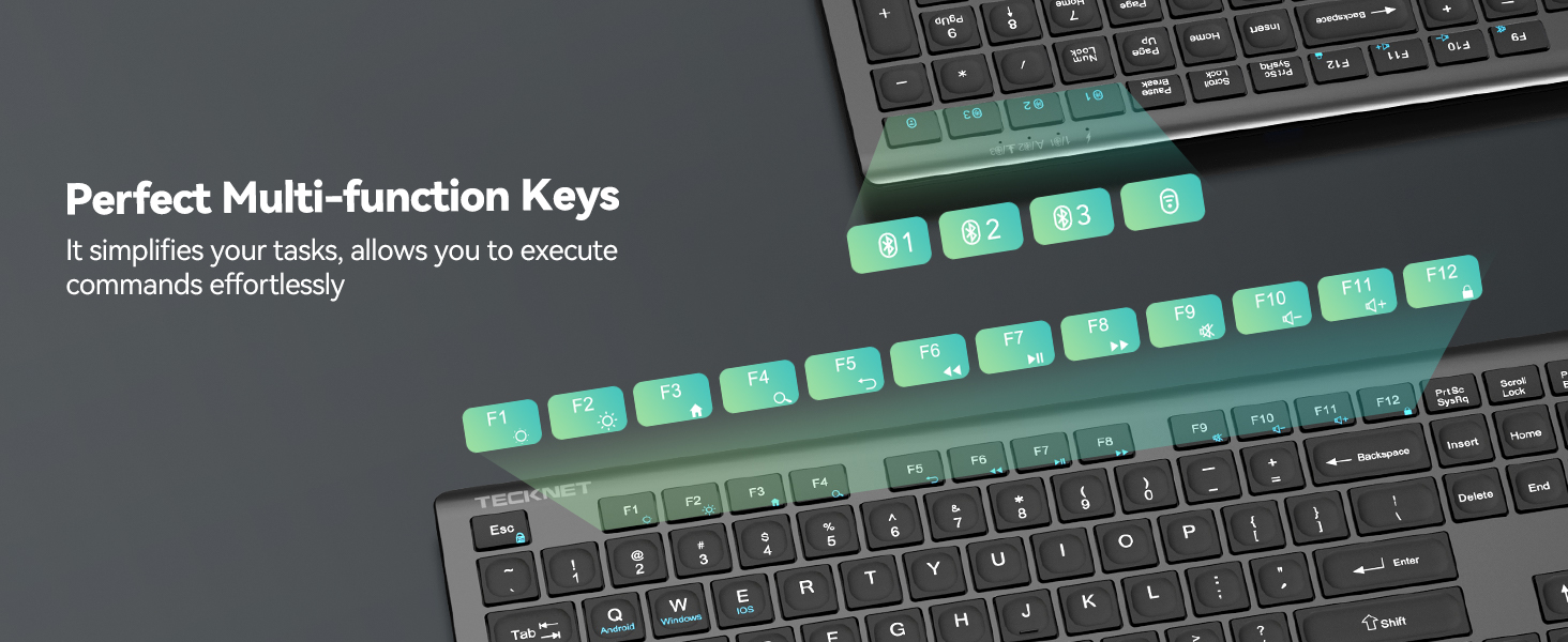 bluetooth keyboard rechargeable