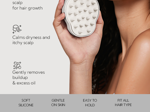 Scalp Massager Scalp Scrubber Shampoo Brush