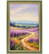 Golden State Art,11x17 Ornate &amp; Antique Photo Frame for 11 x 17 Picture, Real Glass Wall Display,...
