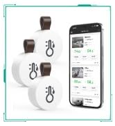 Wireless Thermometer Hygrometer, Smart Bluetooth Humidity Temperature Sensor