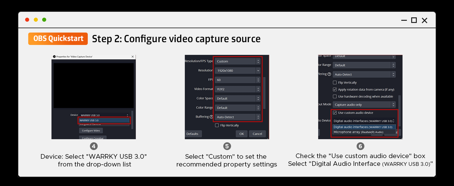 OBS Studio Quickstart : Step 2