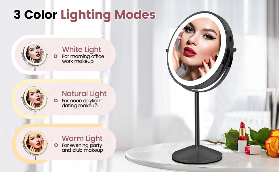 3 Color Lighting Modes