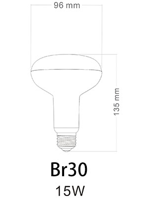 LED Plant Grow bulb High PPF