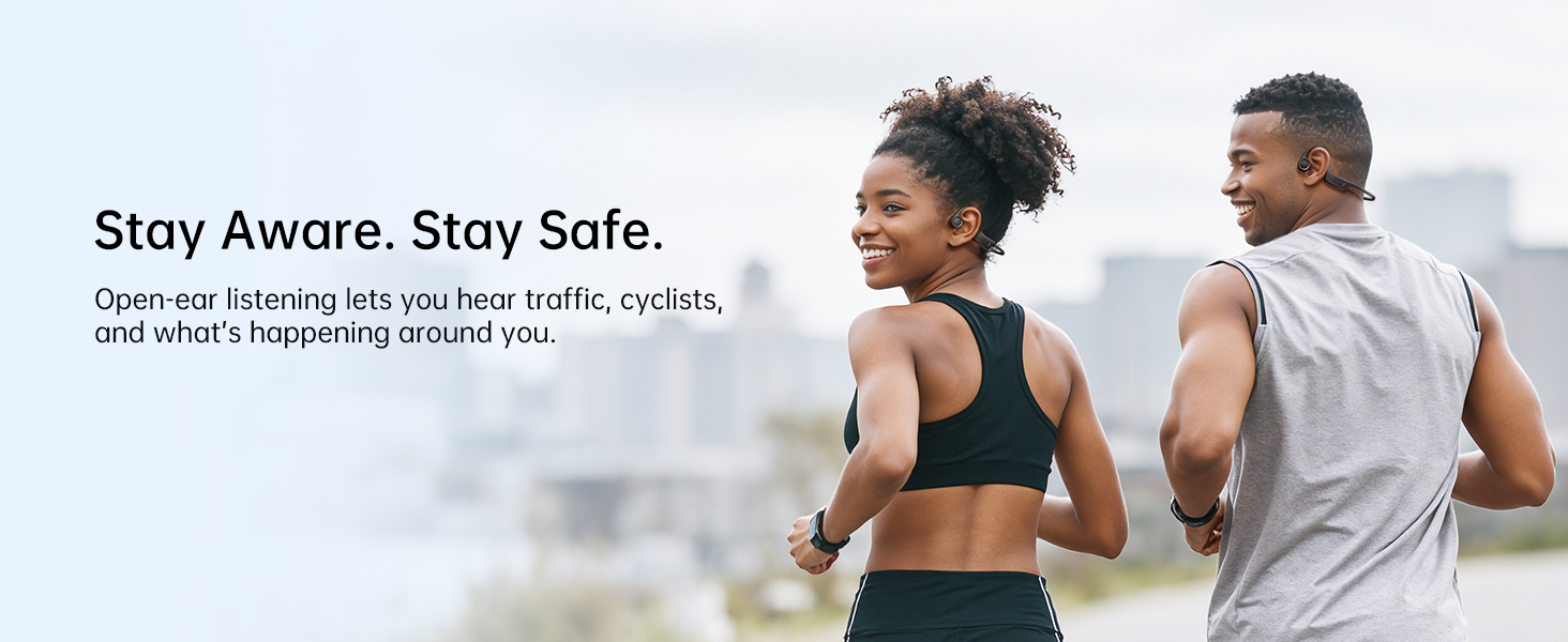 Open-Ear Bone Conduction Headphones for Sports