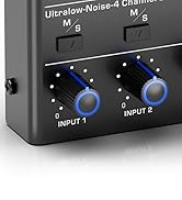 4 channel audio mixer