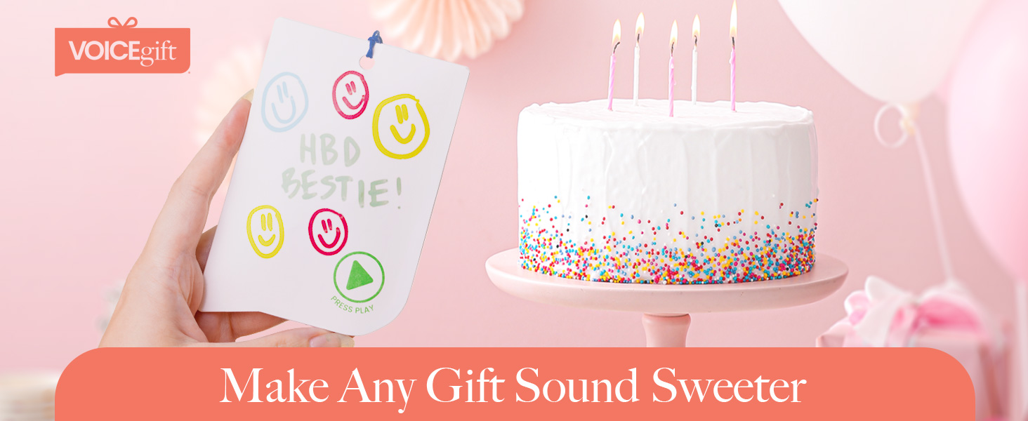 VoiceGift Customizable gift tags