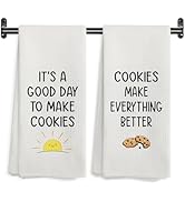 WARDOS Cookie Baking Kitchen Towels, Gifts for Cookie Bakers Decorative Hand Towels for Kitchen B...