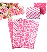 PLULON 60 Sheets Valentine Pink Tissue Paper Bulk, Tissue Paper for Gift Bags Tissue Paper Sheets...