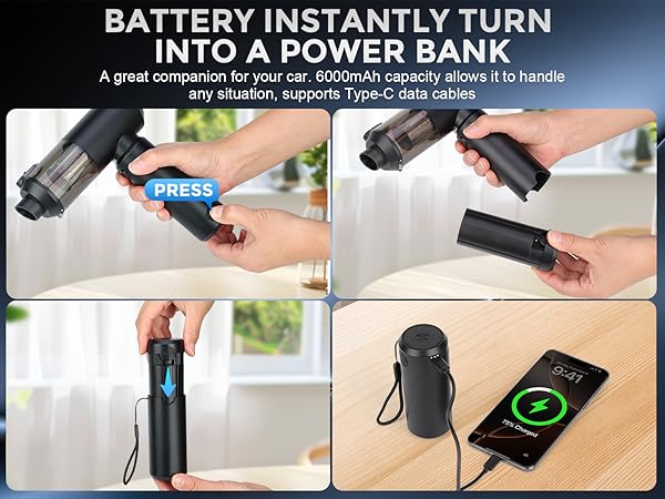 car vacuum portable cordless