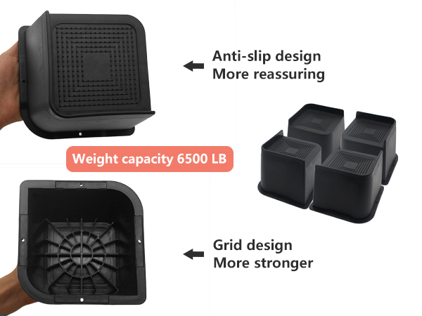 Bed furniture risers