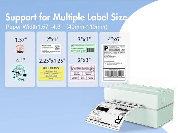 For Applicable Label Size