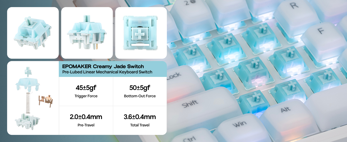 G84 PRO Mechanical Keyboard with Silicone Keycaps