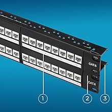 24 port patch panel cat6