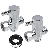 Chinflly 3-way Shower Diverter Valve, Universal Shower Arm Diverter Valve for Hand Held Showerhea...