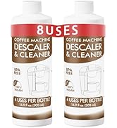 8 Uses Descaling Solution Compatible with Keurig, Nespresso, Breville, Delonghi, Jura, Ninja - 33...