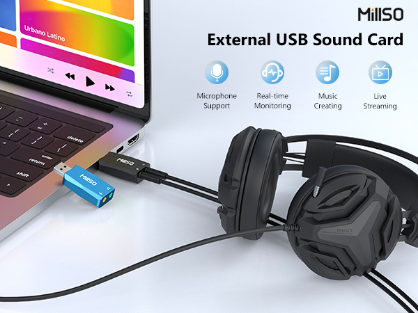 MillSO USB sound card