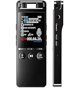 96GB Digital Voice Recorder,Voice Activated Recorder for Lectures, Meetings, Portable Small Hand ...