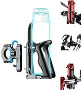 KEWIG Bicycle Water Bottle Holder for Bike &amp; Motorcycle, Adjustable Bike Water Bottle Cages Fit f...