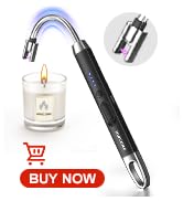 PALTECE Electric Candle Lighter, USB-C Rechageable Arc Lighters for Camping, Long Lighter with 36...