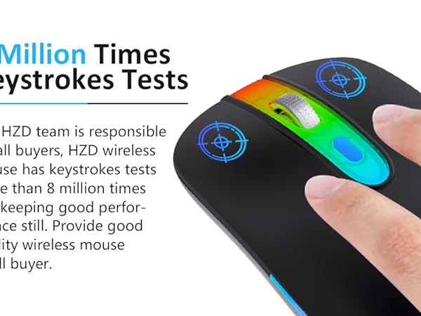 gaming mouse silent click