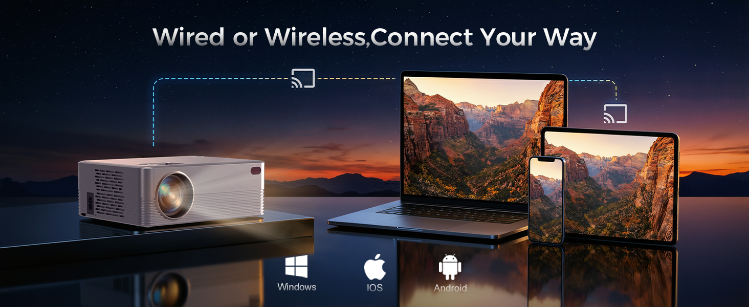 4k mini hd projector