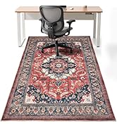 Large Office Chair Mat Desk Chair Mat for Hardwood Floor, Easy Glide for Office Home Gaming for T...