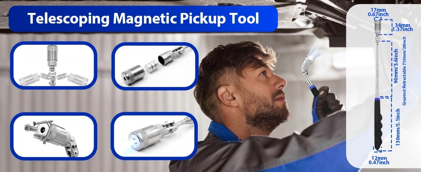 Telescoping Magnetic Pickup Tool