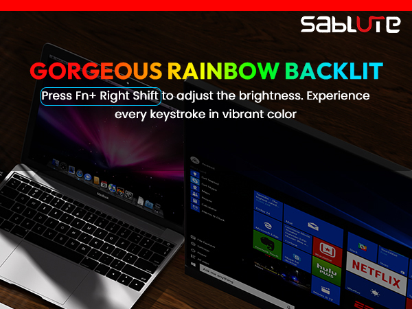 Backlit Wireless Keyboard and mouse combo