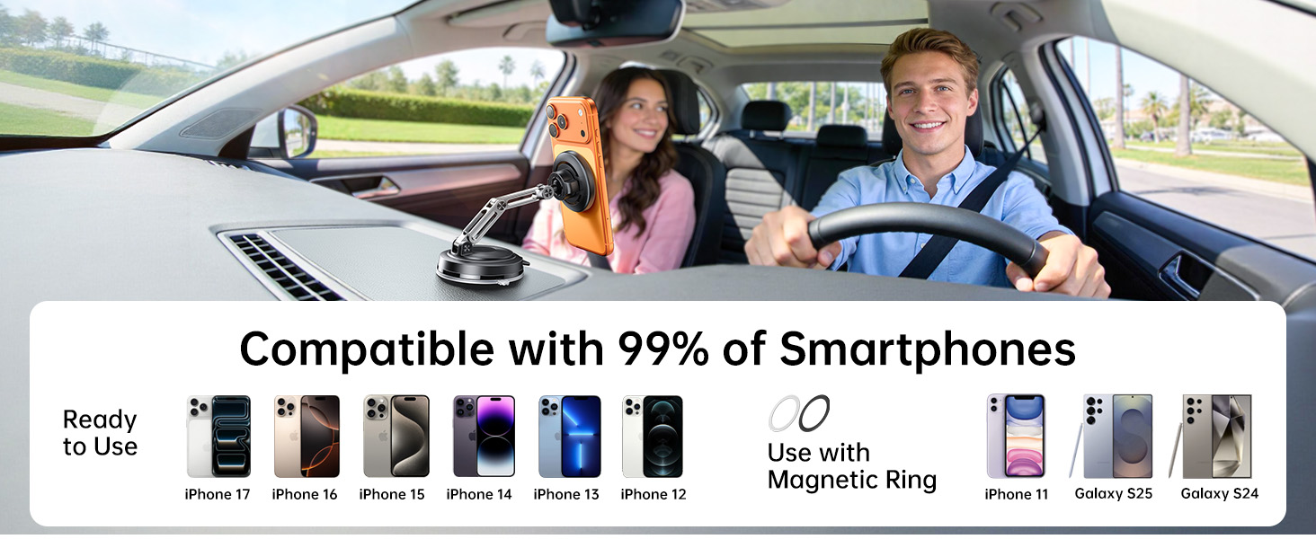 A man and a woman in the car