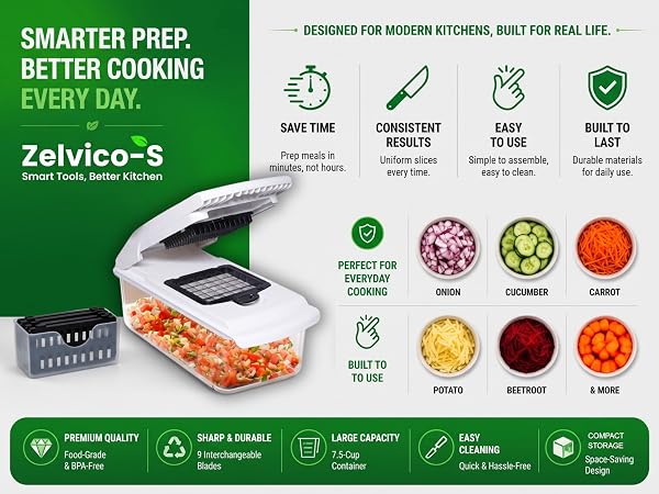 Zelvico-S vegetable chopper