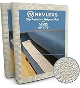 Nevlers 2-Pack 22" x 72" Couch Cushion Grip for Couch | PVC Under Couch Cushion Support Helps Sto...