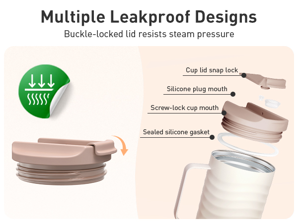 travel mug with handle