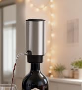 BABONIR 7-in-1 Electric Wine Opener Gift Set, Stainless Steel Automatic Corkscrew with Automatic ...
