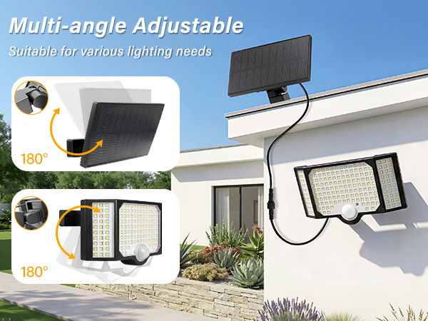 outdoor solar lights for house