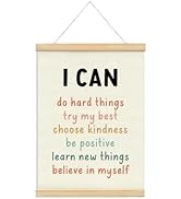 KDHTY Inspirational Wall Decor,Positive Affirmations Wall Decor,Motivational Posters,Kids Affirma...