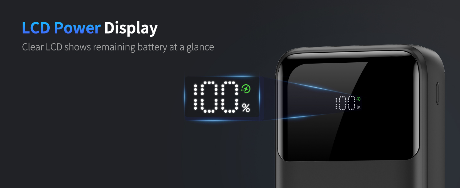 portable charger LCD Power Display