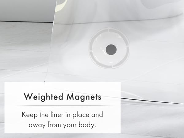 medium weight shower liner