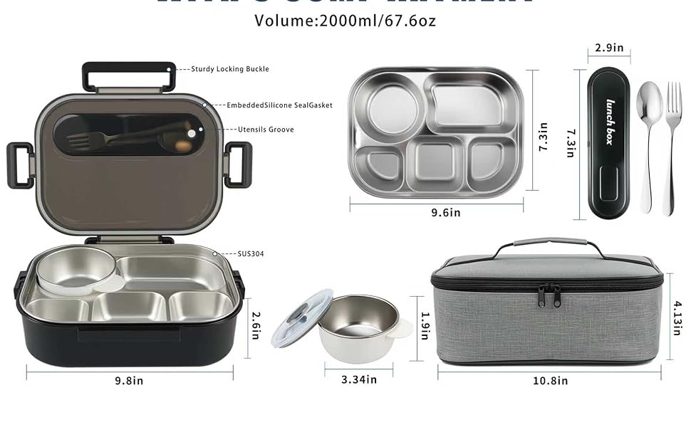 Lunch Container Black