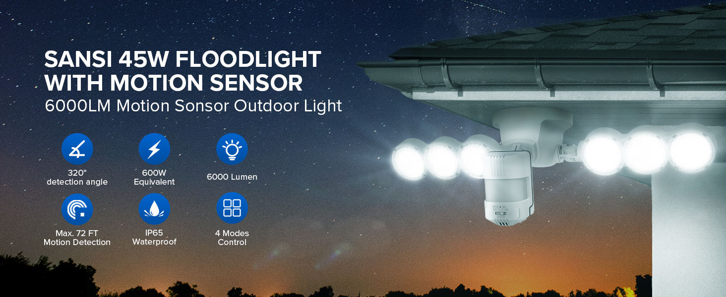 sansi motion sensor outdoor lights