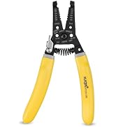 KATA 7 Inch Wire Stripper Wire Cutter, Cutting for 20-30 AWG Solid Wire and 22-32 AWG Stranded Wi...