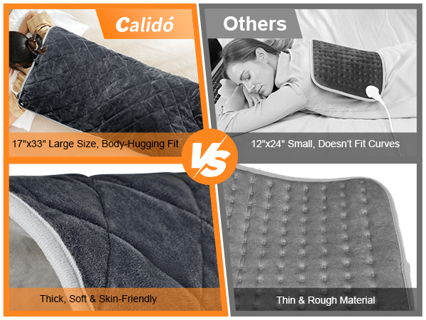 weighted heating pad