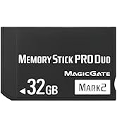 Original 32GB Memory Stick Pro Duo Mark2 -Compatible with PSP 1000 2000 3000 and Camera Accessori...