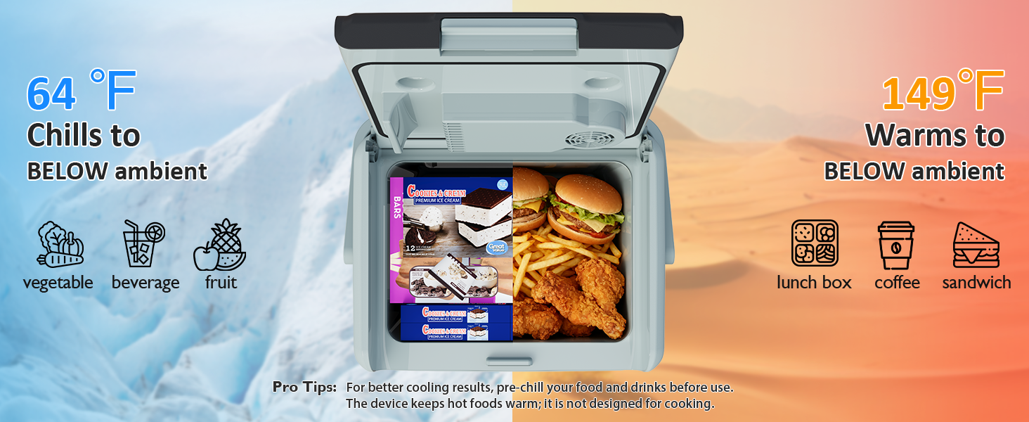 car electric cooler for camping car cooler for vehicle plug in coolers for vehicles car cooler