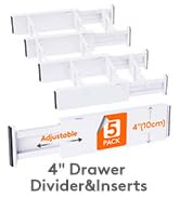 4&amp;#34; Drawer Divider&amp;amp;Inserts