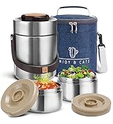 Pawovdeq 51 oz Adults Stainless Steel Vacuum Insulated Wide Mouth Soup Food Thermos Hot Food Jar ...